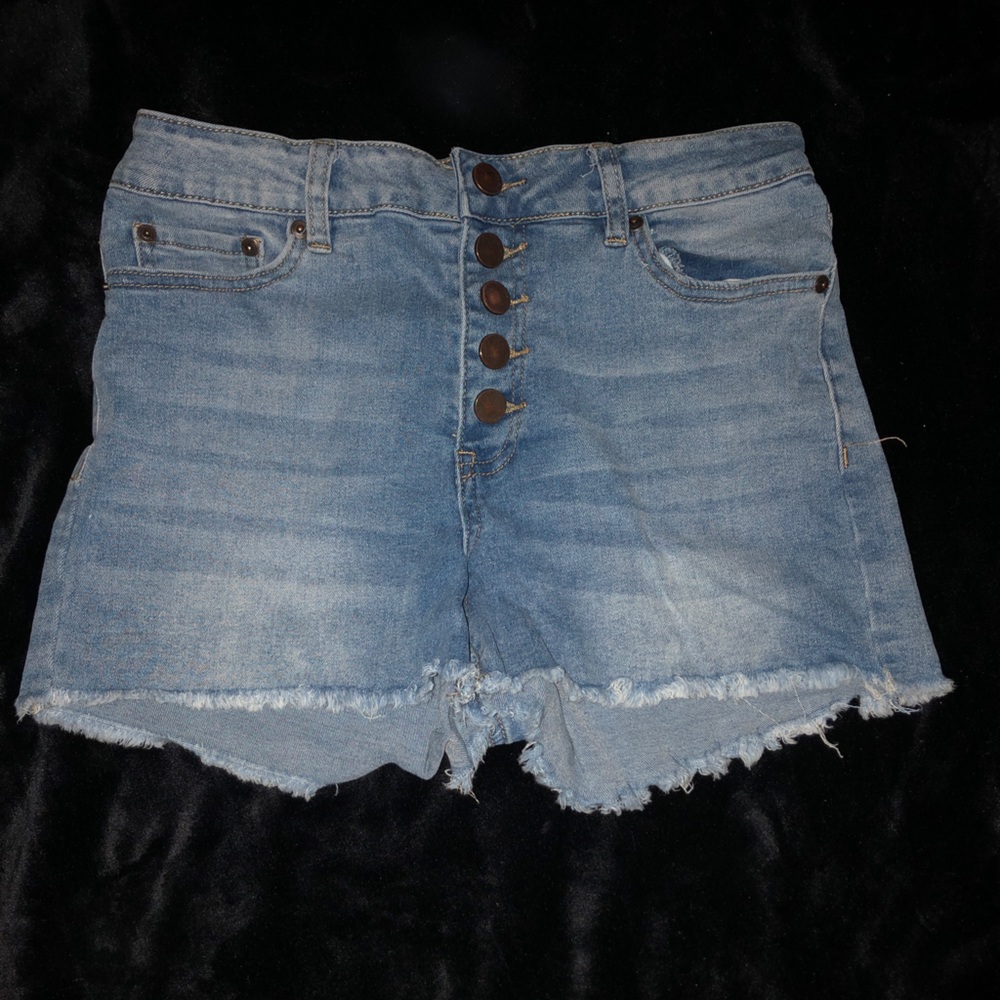 Jean shorts and Flower skirt